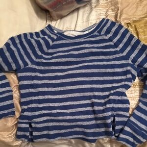 Blue Striped Kids Shirt